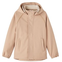 Lil' Atelier Alfa softshell jacket - Nougat